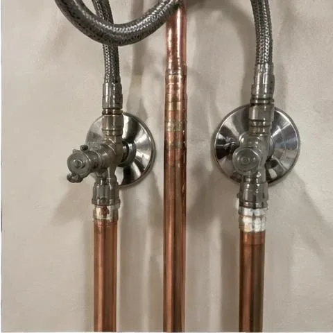 Plumbing equipment at a commercial property