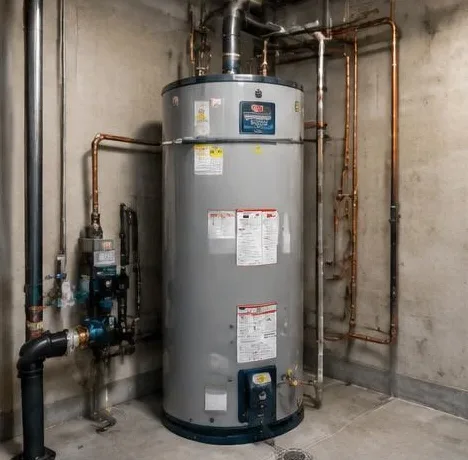 Water heater installed beside a South Florida home — Heating for commercial properties