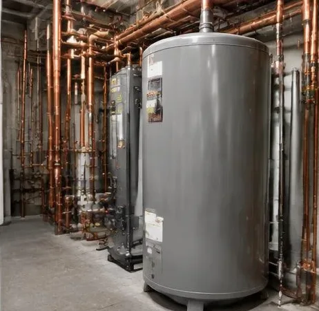 Water heater installed beside a South Florida home — Project Gallery