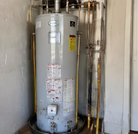 Plumbing equipment and connections at a residential property