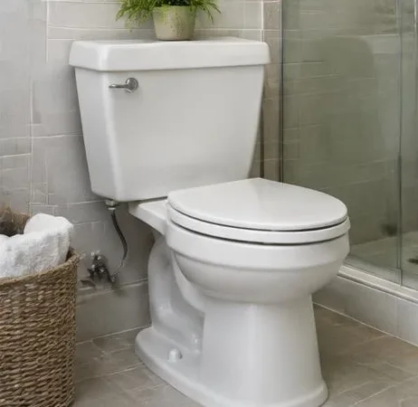 Installed bathroom faucet and sink