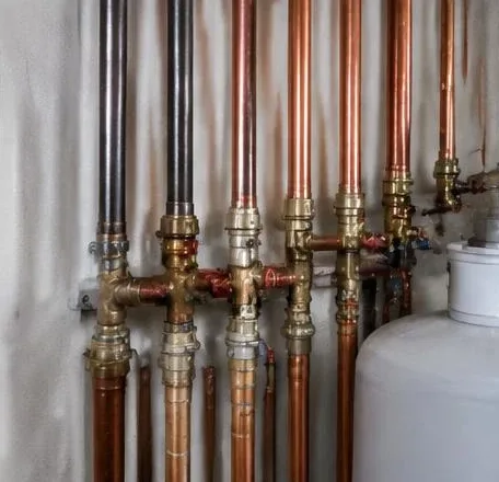 Plumbing equipment and connections at a residential property