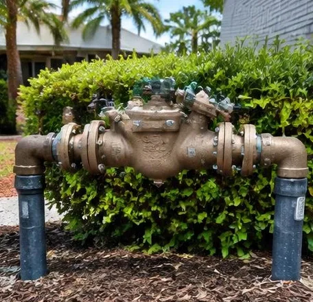 Plumbing equipment and connections at a residential property