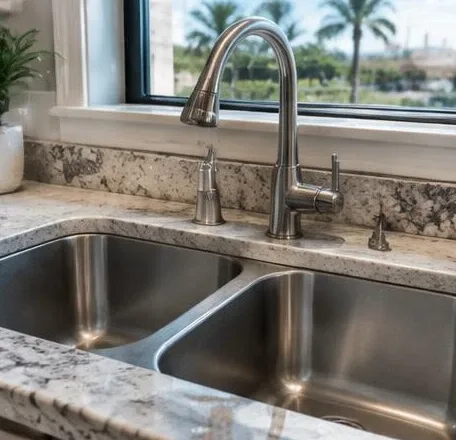 Plumbing equipment and connections at a residential property
