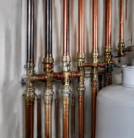 Plumbing equipment and connections at a residential property