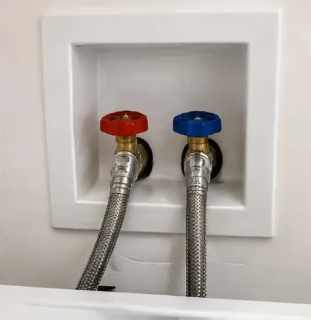 Plumbing equipment and connections at a residential property
