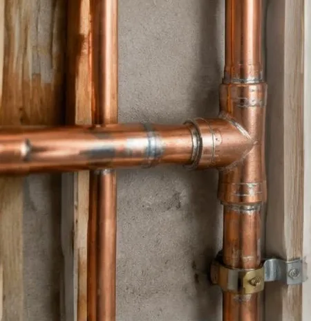 Plumbing equipment and connections at a residential property
