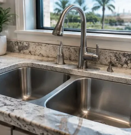 Plumbing equipment and connections at a residential property