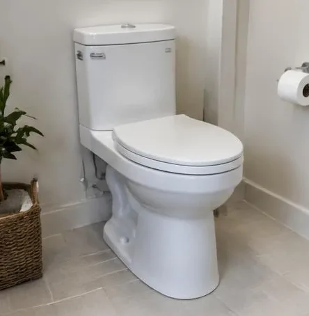 Installed bathroom faucet and sink