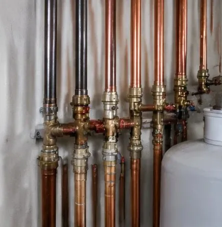Plumbing equipment and connections at a residential property