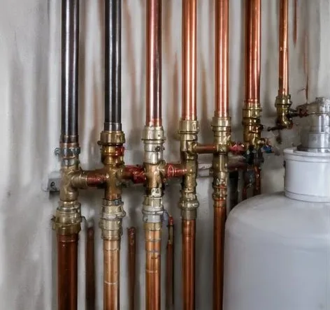 Plumbing equipment and connections at a residential property