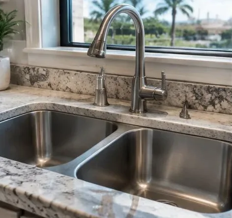Plumbing equipment and connections at a residential property
