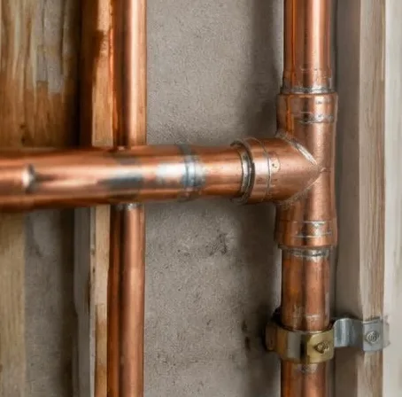 Installed bathroom faucet and sink