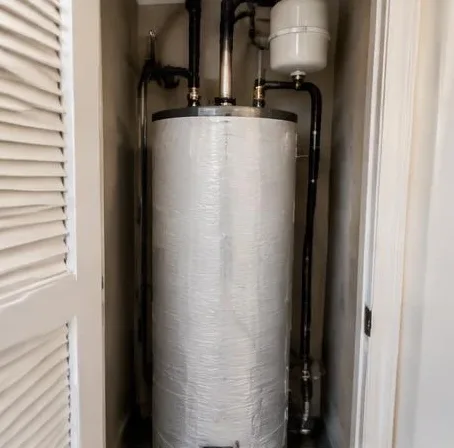 Installed bathroom faucet and sink