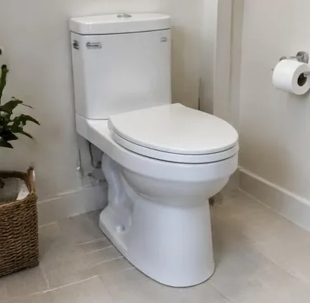 Installed bathroom faucet and sink