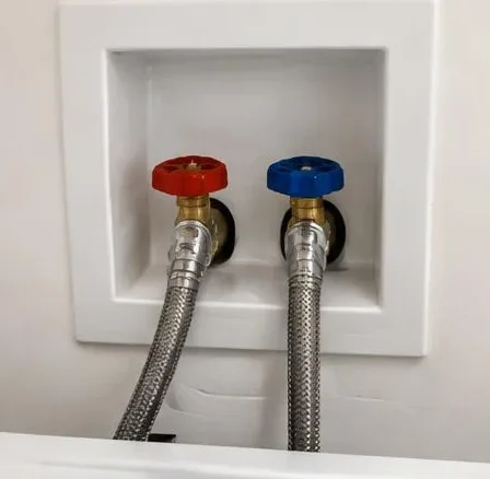 Installed bathroom faucet and sink