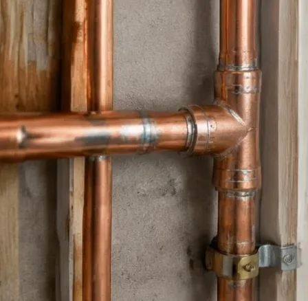 Installed bathroom faucet and sink