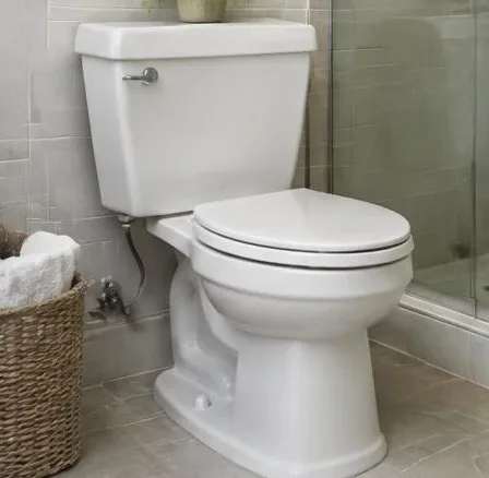 Installed bathroom faucet and sink