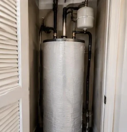 Installed bathroom faucet and sink