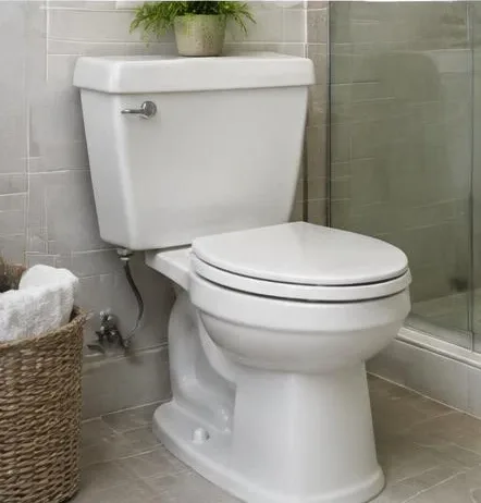 Installed bathroom faucet and sink