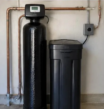 Water heater installed beside a South Florida home — Plumbing Replacement in Loxahatchee