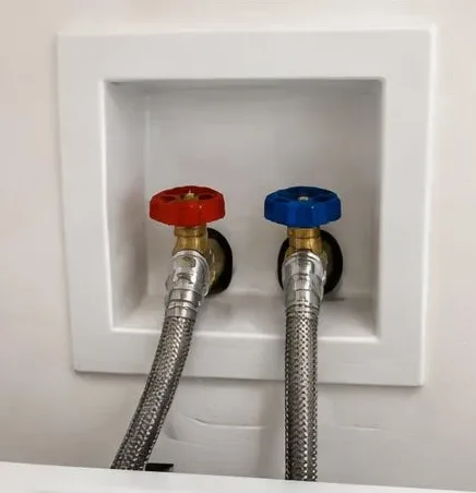 Installed bathroom faucet and sink