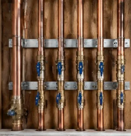 Water heater installed beside a South Florida home — Plumbing in Gulf Stream