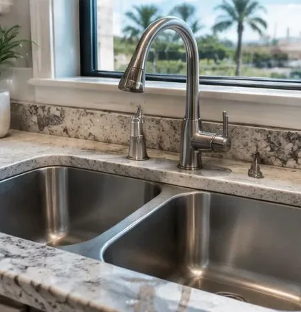 Plumbing equipment and connections at a residential property