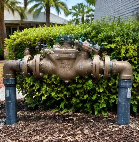 Plumbing equipment and connections at a residential property