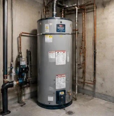 Plumbing equipment and connections at a residential property