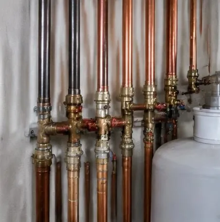 Plumbing equipment and connections at a residential property