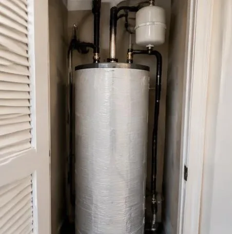 Installed bathroom faucet and sink