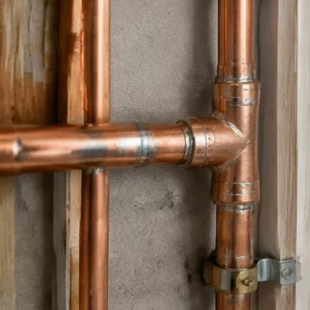 Plumbing equipment and connections at a residential property