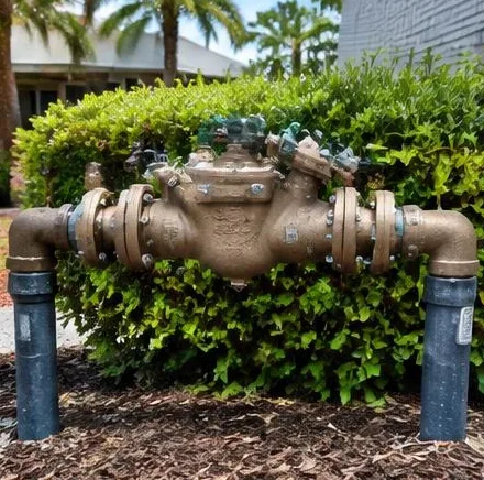 Plumbing equipment and connections at a residential property