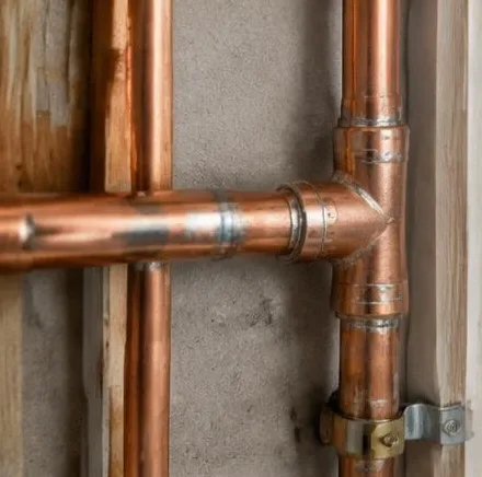 Plumbing equipment and connections at a commercial property