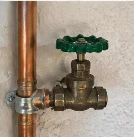 Plumbing equipment and connections at a residential property