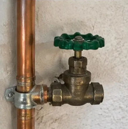 Plumbing equipment and connections at a residential property