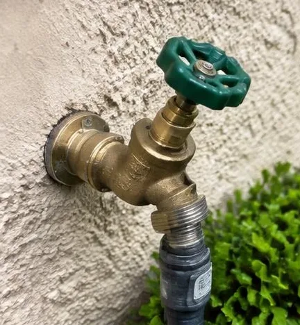 Plumbing equipment and connections at a residential property