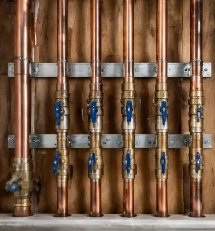 Plumbing equipment and connections at a commercial property