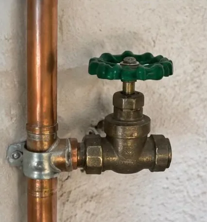 Plumbing equipment and connections at a residential property