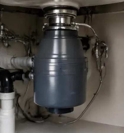 Plumbing equipment and connections at a residential property