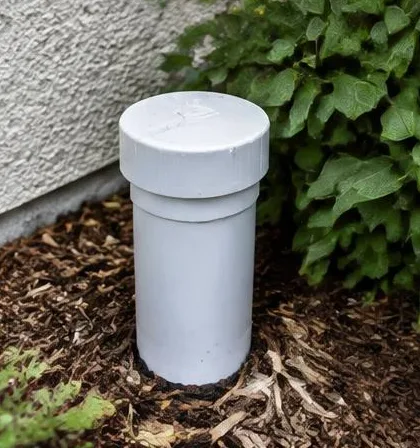 Plumbing equipment and connections at a residential property