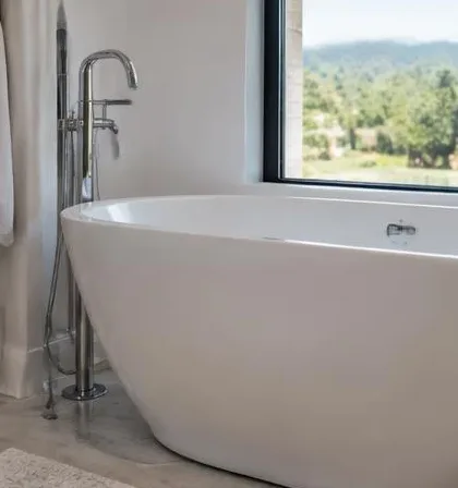 Plumbing equipment and connections at a residential property