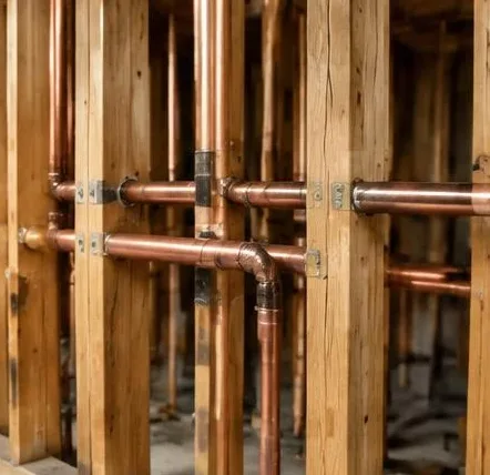 Water heater installed beside a South Florida home — Fixtures plumbing service